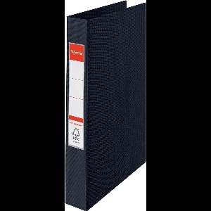 Esselte Vivida 4-Rings Ringband voor 190 A4 Vel - Rugbreedte van 42 mm - Zwart