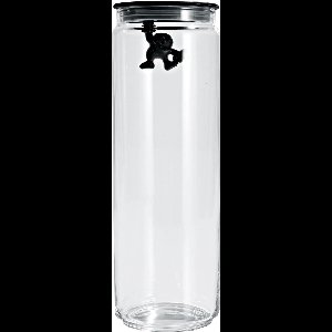 Alessi Gianni Spaghettipot - met Deksel - Glas - Zwart