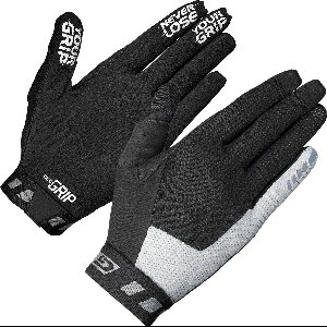 GripGrab - Vertical InsideGrip Lange Vinger Zomer Race MTB Gravel Fietshandschoenen zonder Padding - Zwart - Unisex - Maat M