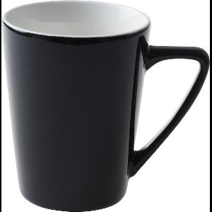 Dutch Rose Zwart/Wit Beker Zwart