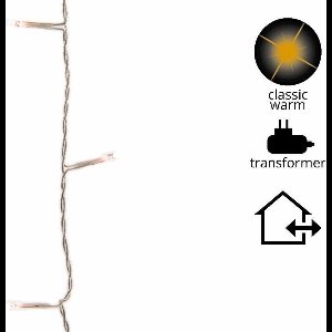 LED rice lights transparant 180 klassiek warm