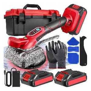 Golermo Vibratiezuignap TILV-PRO21 – Elektrische Tegel- en Glasdrager met Vacuümpomp – 21V Li-Ion – 5 snelheden (100-12.000 RPM) – Ø130mm Zuignap – Hefvermogen tot 80kg – Inclusief 2 Accu’s & Draagtas