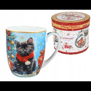 Carmani Keramische Mok - Katten Kerst - 400ml
