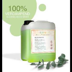 LIVIN' Sauna Opgietmiddel Eucalyptus - Sauna Geur - Sauna Opgietmiddel - Sauna Opgietconcentraat - Sauna Opgiet - Stimuleert Bloedsomloop - Duurzaam - 5L