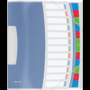Esselte Vivida A4 Sorteermap - Kunststof - Met 12 Tabbladen - Voor Thuiswerken - Ideaal Voor Thuiskantoor