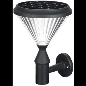 Iplux® | Paris | Solar Tuinverlichting | 400 Lumen | Wandlamp 37cm
