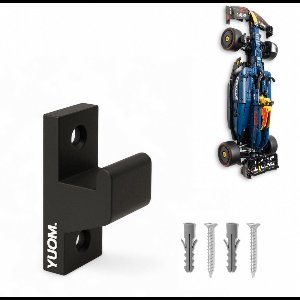 YUOM. Muurbeugel voor Lego Technic F1 Redbull - incl. schroeven & pluggen - Wallmount LEGO Technic auto Wall Mount - F1 Redbull - LEGO houder - Lego Technic F1 Redbull