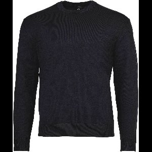 Round Neck Long Sleeve Knitwear - Blue Sweaters