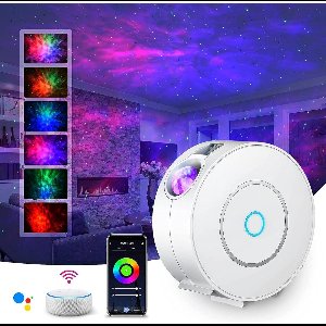 EXCITAT Star Projector - Galaxy Nachtlampje - Slimme bediening - Geschikt voor restaurants, bars, huizen, festivals en cafés - 5W