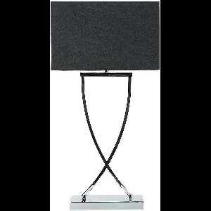 BELIANI YASUNI - Tafellamp - Zwart - Metaal