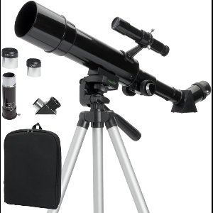 SCH® Telescoop kinderen - Sterrenkijker - Telescoop - Zwart - 82cm x 82cm x 140cm