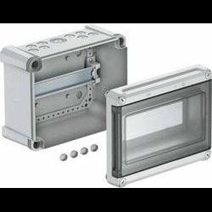 OBO Bettermann 2008828 SDB 09L PS Kleine verdeelkast Opbouw (op muur) Aantal rijen: 1 Inhoud: 1 stuk(s)