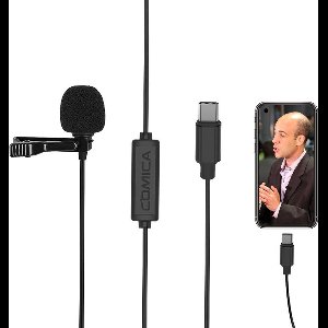 Comica CVM-V01SP (UC) speldmicrofoon voor smartphones met USB-C-aansluiting