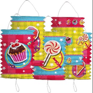 Cake & Candy Lampion set - 5 stuks