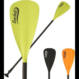 Evonautic SUP Peddel - Lime - 2-delig - Verstelbaar in lengte - Lichtgewicht aluminium - Sterke Roeispaan