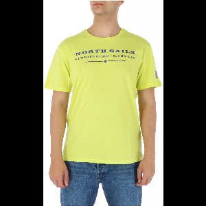 Crew Neck Short Sleeve TShirt - Yellow Shirts