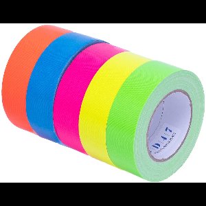 TD47 Gaffa Tape Fluor Deal (5 rollen / 38mm)