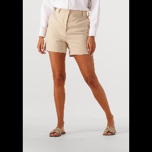 Minus Livina Shorts Broeken Dames - Zand - Maat 40