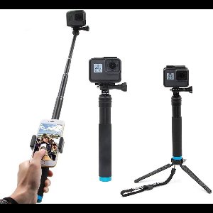Telesin Selfie Stick 90cm met statiefje - GoPro & Smartphone