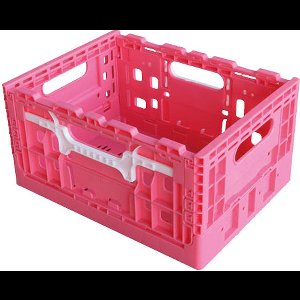 Alpac Vouwkrat - Klapkrat - 365 x 275 x 190 mm - 14,8 L - Roze