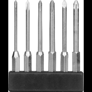 Donau Elektronik MBS71 Bitset 6-delig Kruiskop Phillips, Kruiskop Pozidriv