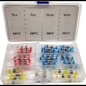 Weber Tools 120 delig assortiment soldeerhulzen in wit, rood, blauw en geel