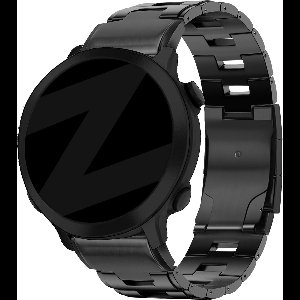 Bandz titanium schakel band geschikt voor Garmin Fenix 5x (Plus) / 6x (Pro) / 7x (Pro - Sapphire - Solar) / Fenix 8 - 51mm / Fenix 3 (HR) / Enduro 1-2-3 / Quatix 3 / 6x / 7x - Hoogwaardig titanium - Inclusief inkorter - zwart