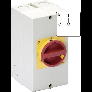 Kraus & Naimer KG10.T206/40.KS51V Reparatieschakelaar Uitschakelbaar 20 A 1 x 90 ° Rood, Geel 1 stuk(s)