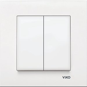 Panasonic Viko-Serieschakelaar-Inbouw-Compleet-WIT-Inclusief afdekraam-Karre Serie