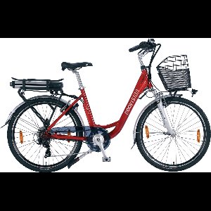 E- Vision Alegria D 46 cm / 26 inch wiel  rood 7 speed