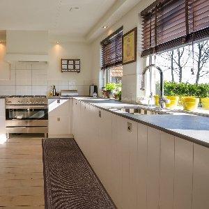 JYG Tapijtloper Club Bruin 66 x 950 cm - Keukenloper - Anti Slip - snijdbaar