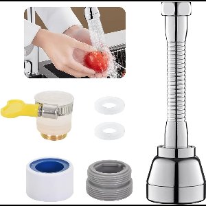 Stunq® 360° Draaibare Keukenkraan Bijlage met Drie Instelbare Spuitmodi voor Efficiënt Watergebruik