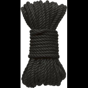 6mm Hemp Bondage Rope - 50 Ft. Black