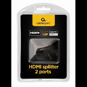 Cablexpert Splitter 2-poorts HDMI splitter 1 HDMI signaal naar 2 schermen DSP-2PH4-03