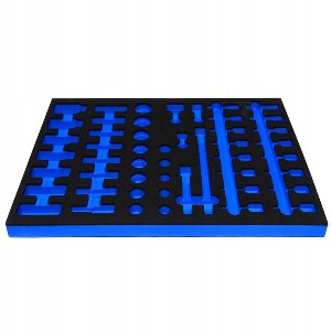 Schuimrubber inzetstuk voor slagdoppen 1/2" - Organizer