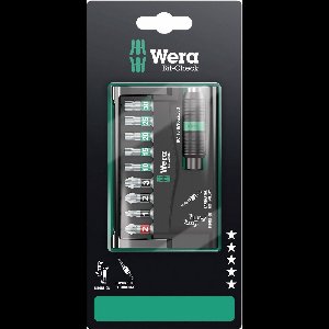 Set van 10 Schroefbits met Houderfunctie voor TORX en andere Schroeven