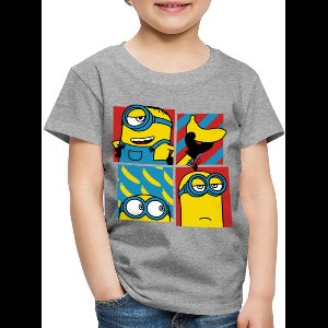 Minion Stuart Bob Kevin Humor Premium T Shirt Kinderen