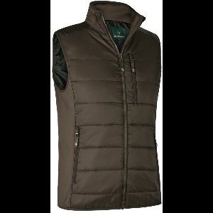 4791 Deerhunter Heat Padded Waistcoat Wood-Warmte vest gewatteerde electrische bodywarmer Maat L