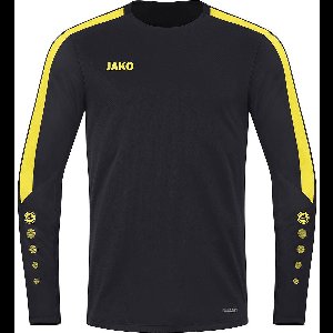 Jako Power Sweater Kinderen - Zwart / Geel | Maat: 140