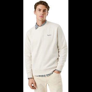 Pepe Jeans Macbeth Small Logo Plain Sweatshirt Wit S Man