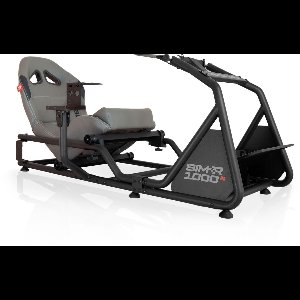 REBBLERS® SIMR 1000 Sim Racing Cockpit + Gearshift Holder - Verstelbare Racestoel van Formula naar GT/Rally - Race Simulator - Antraciet
