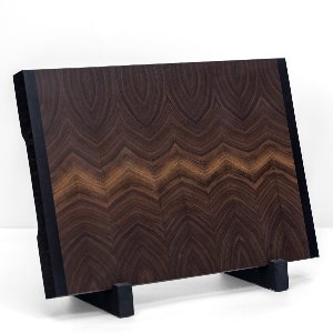 KAAMUT® x PLLLANK Exclusieve Editie Snijplank | Noord-Amerikaanse Walnoot & Wenge | 50x35x4 cm