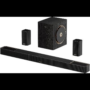 ULTIMEA 5.1.2 Draadloos Surround Sound-systeem voor tv, Dolby Atmos, 530W soundbar met draadloze subwoofer, HDMI eARC, BT 5.4, Skywave X40