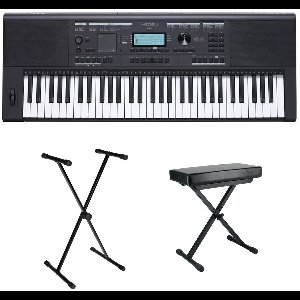 Medeli MK401 Millenium Series – Set met standaard & kruk, 61 aanslaggevoelige toetsen, 600 klanken