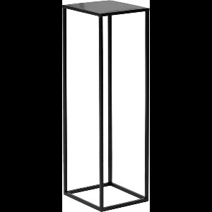 Zuil-metaal- Quadro Black - 64cm - Zwart - Sokkel - Plantentafel