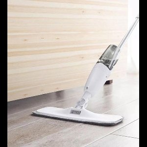 Deerma Dweil Handvat WaterSpray - 350ml Watertank - Vloerreiniger - Vloerdweil - Microfiber doek - Lichtgewicht - Wit - TB500