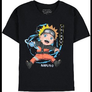 Naruto - Naruto Print Kinder T-shirt - Kids 134 - Zwart