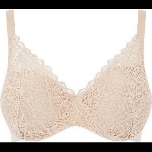 Chantelle EasyFeel - Floral Touch - Bedekkende memory bh - Golden Beige - D 75