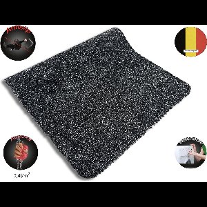 JYG Tapijtloper KATCOT 80 x 300 cm – XXL Droogloopmat – Katoen & Microvezel – Antraciet