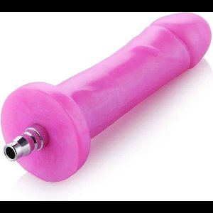 Hismith Anale & vaginale Medisch Siliconen Dildo Roze met QAC